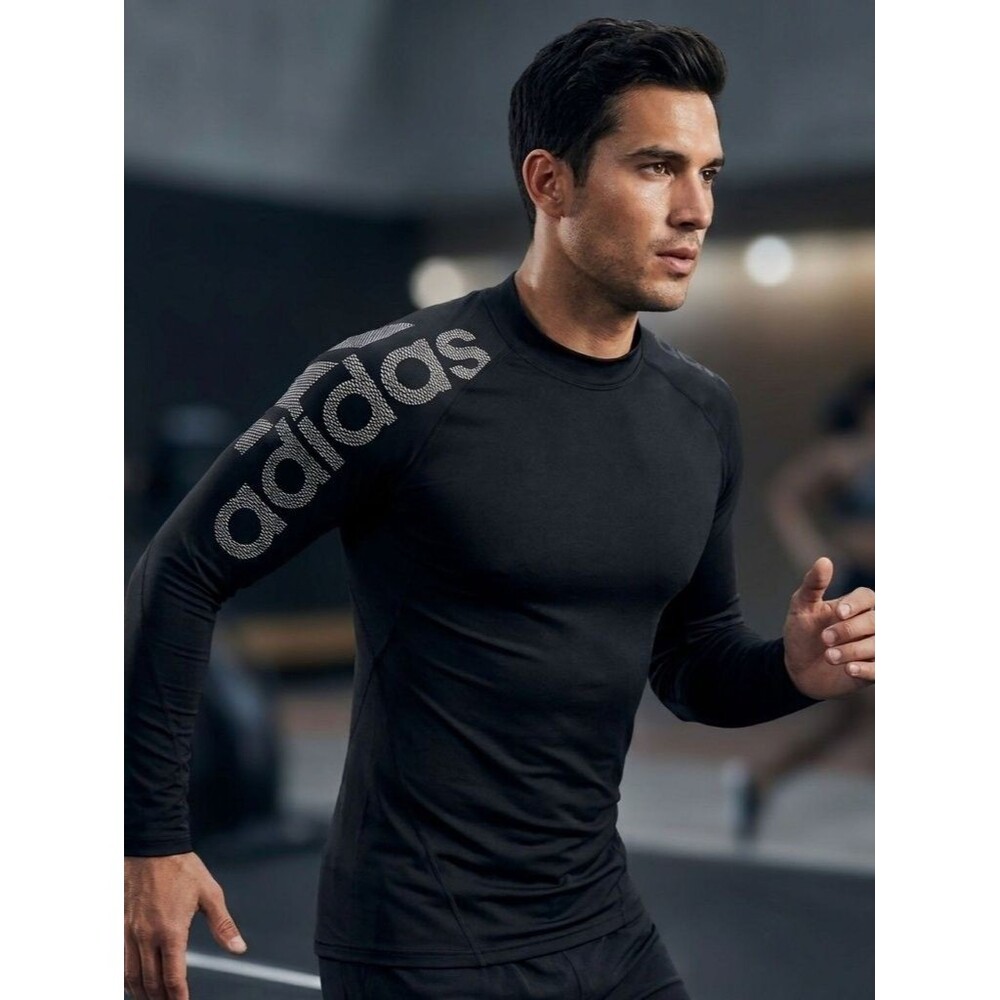 Adidas Alphaskin Climacool Long Sleeve Compression Shirt - Men's Size M